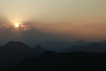 茶山日出