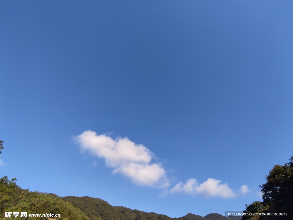 蓝天 白云 天空 天 云 摄影