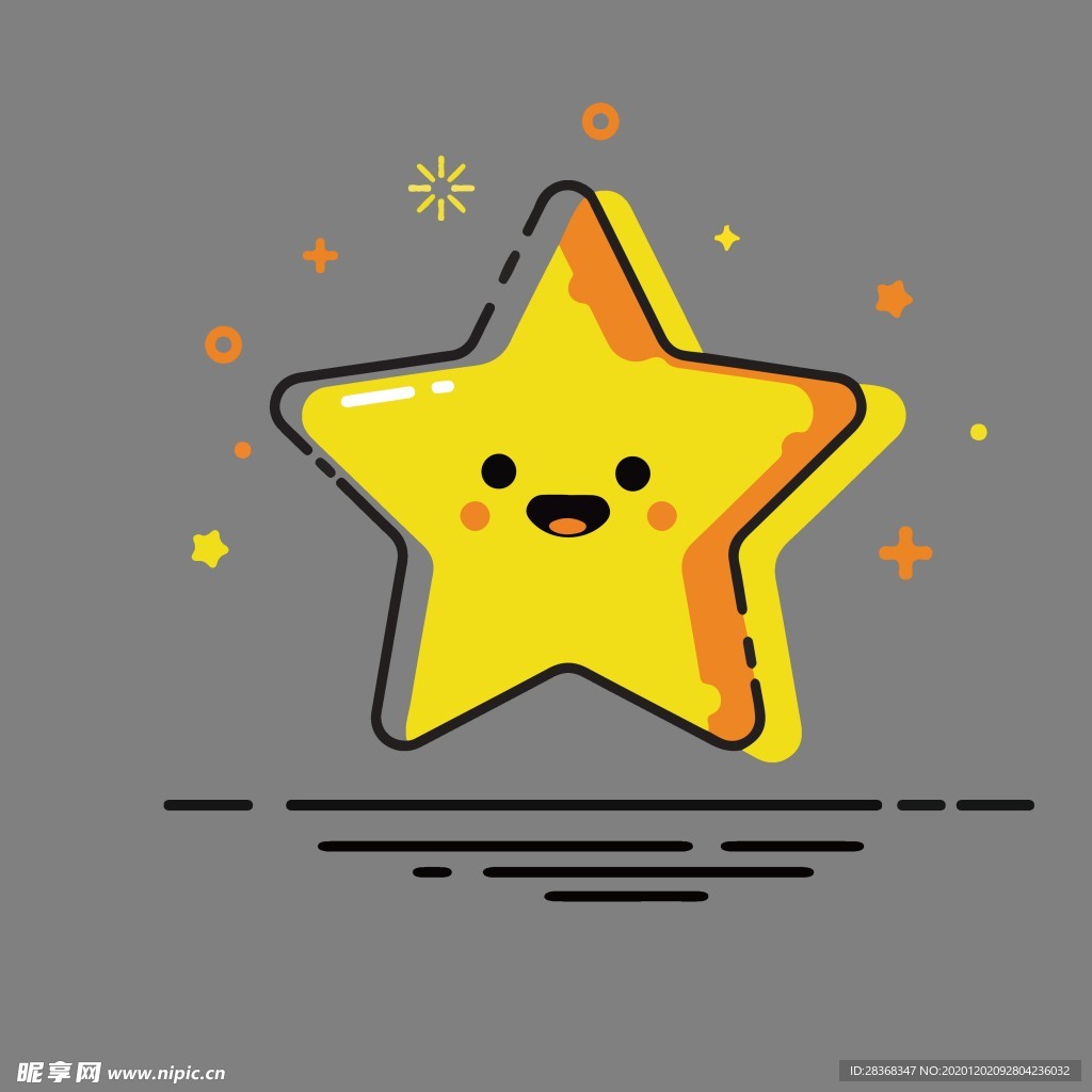 卡通星星