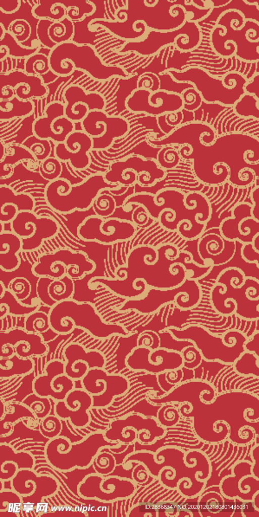 古典喜庆底纹