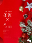 圣诞元旦海报