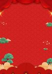 中国风背景 喜庆海报