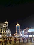 哈尔滨中央大街夜景