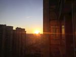 哈尔滨的夕阳