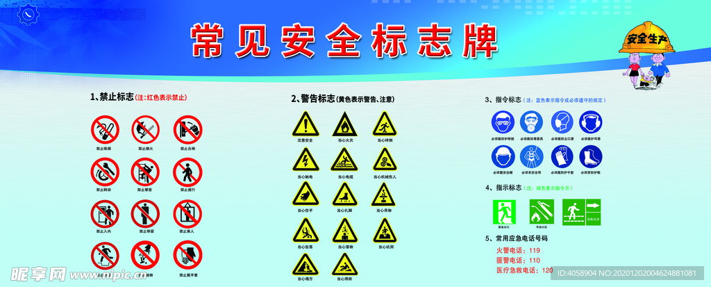 安全标志牌