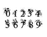 花纹数字