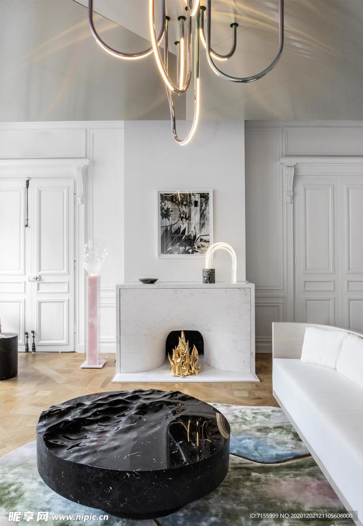 客厅 墙纸 展示