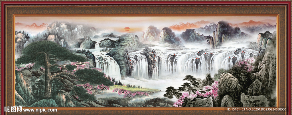 流水生财图