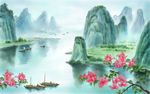 壮丽的大山美景