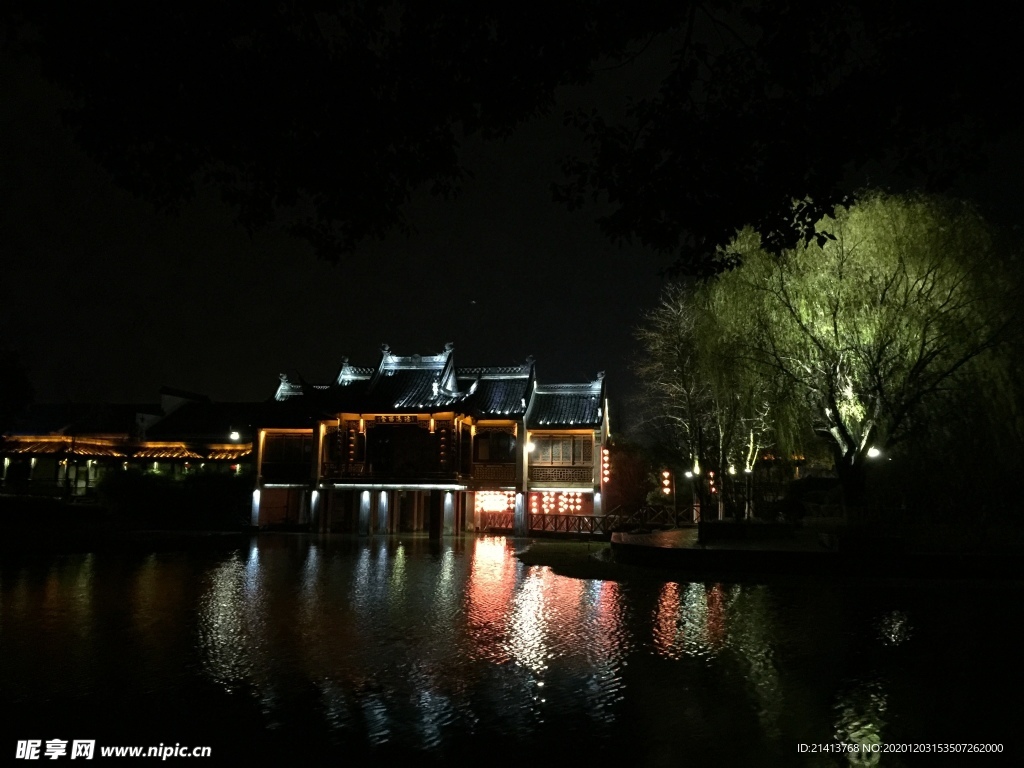 夜晚城市风景