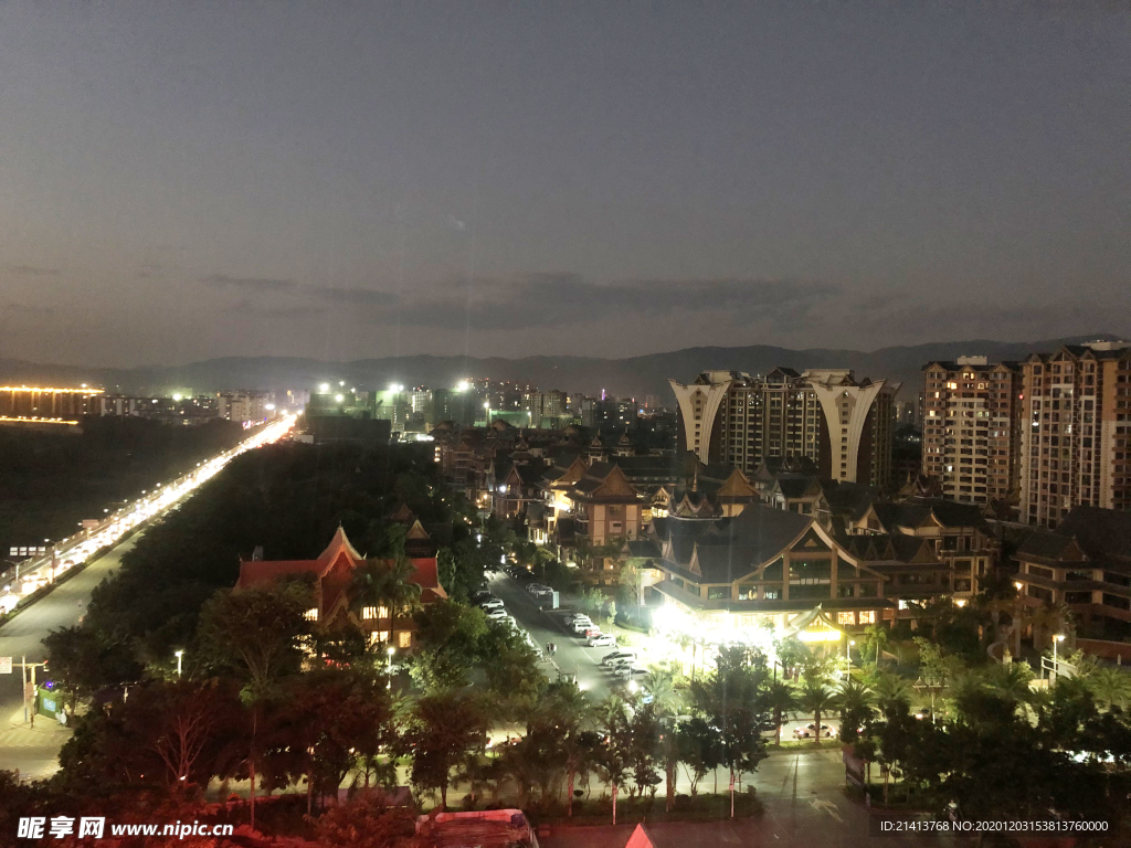 夜晚城市风景