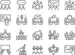 公司 会议 人icon
