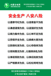 安全生产八安八险