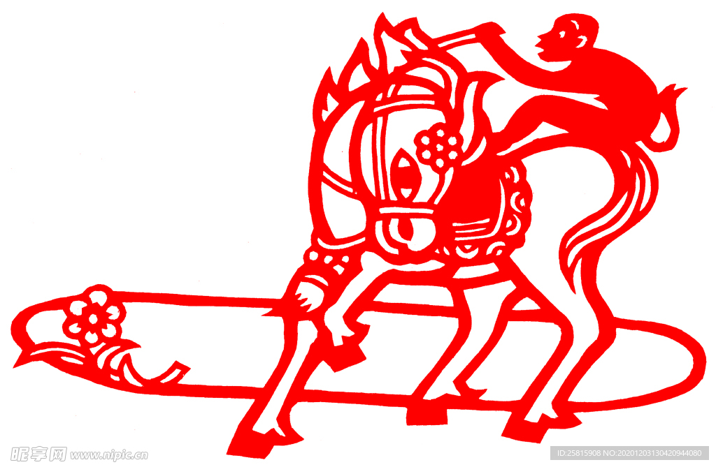 吉祥剪纸