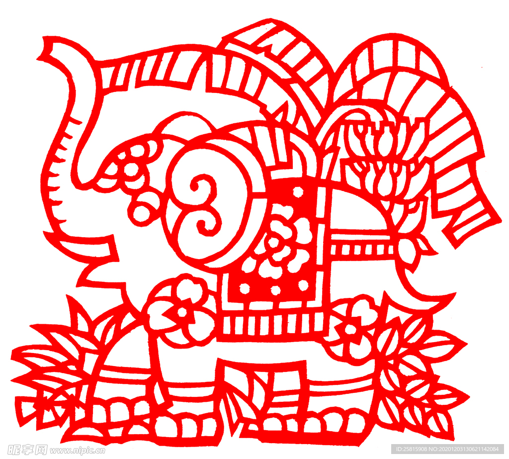 吉祥剪纸