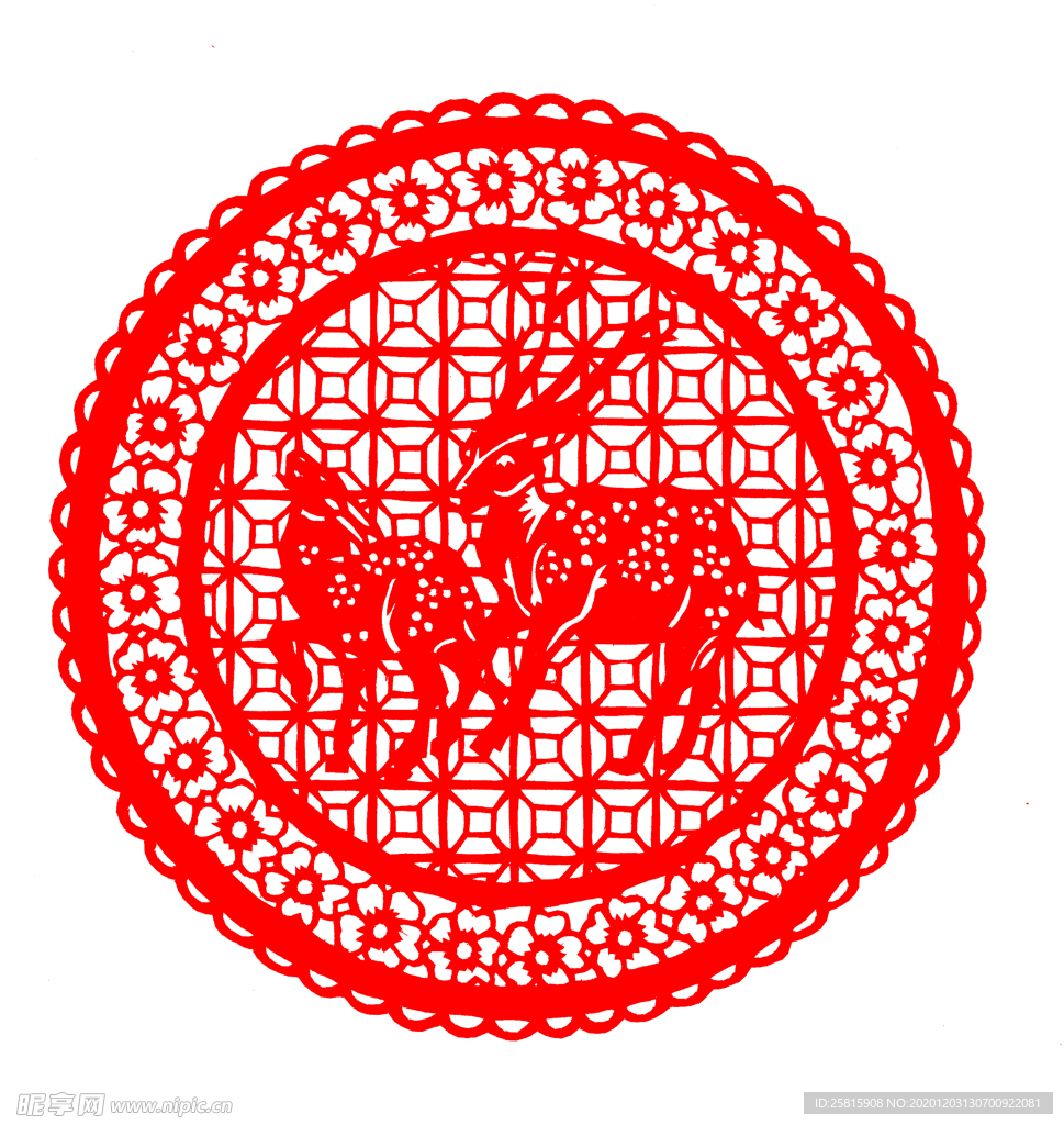 吉祥剪纸