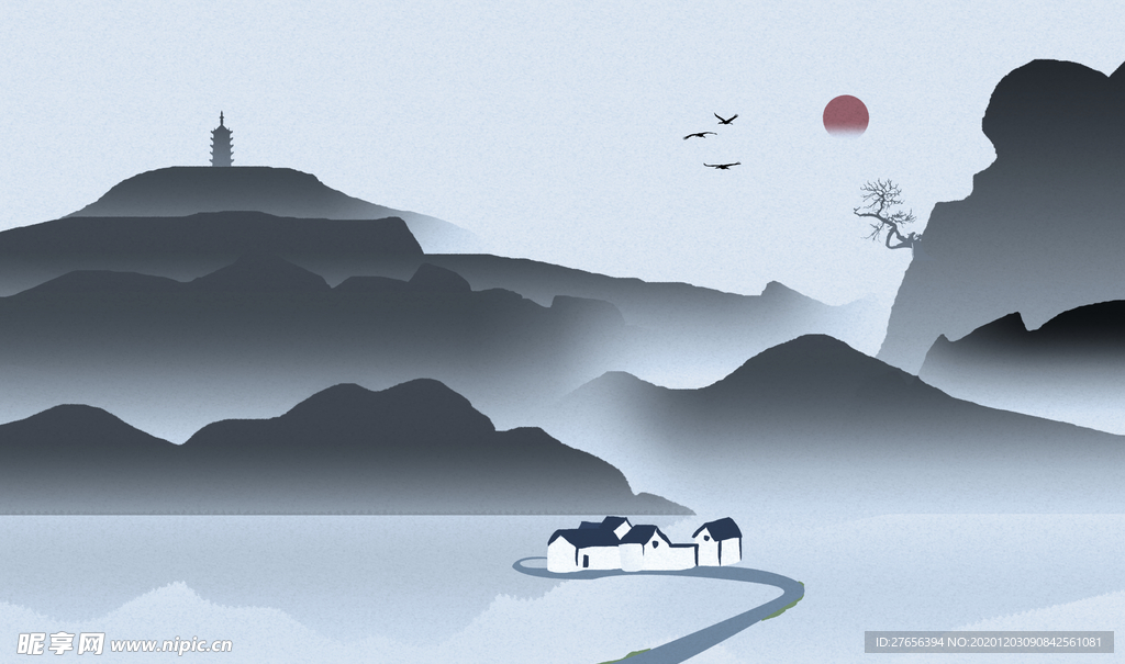 山水画