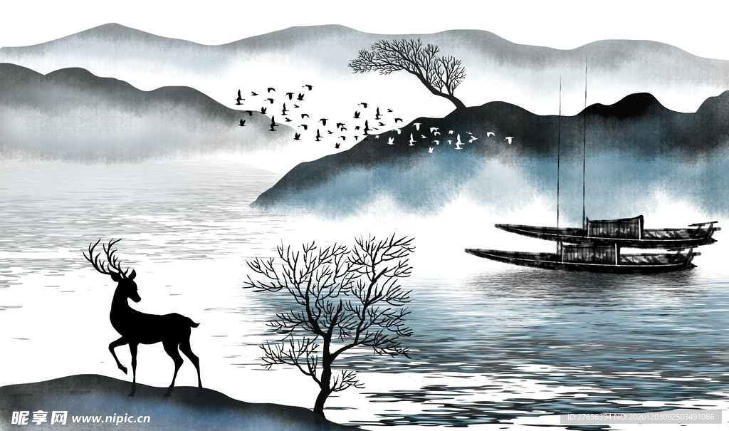 山水画