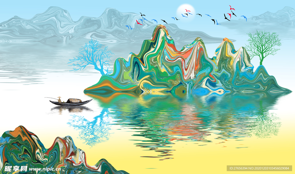 山水画