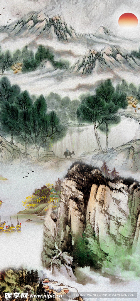 山水画