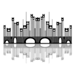 城市建筑剪影