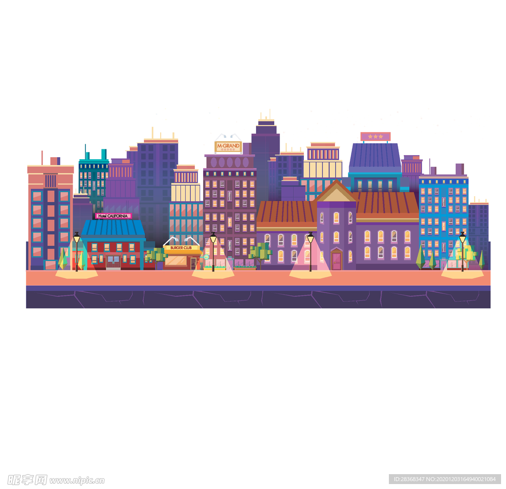 城市剪影