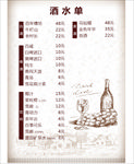 酒水单