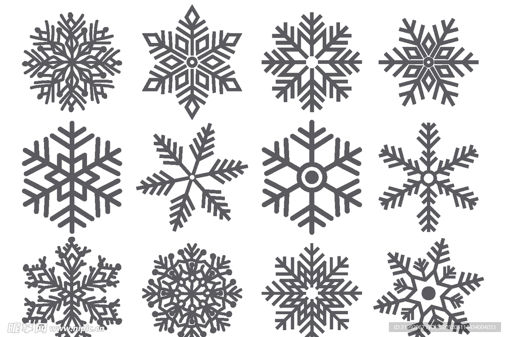 雪花图案