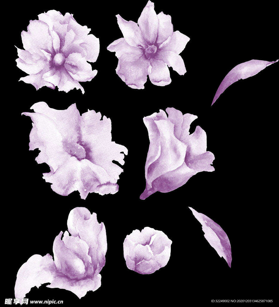 手绘花