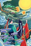 七夕节插画