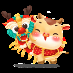 卡通牛