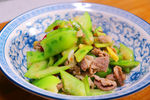 黄瓜炒肉