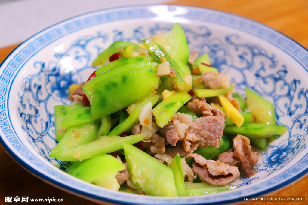 黄瓜炒肉
