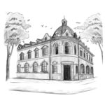 素描古建筑