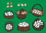 鸡蛋矢量图