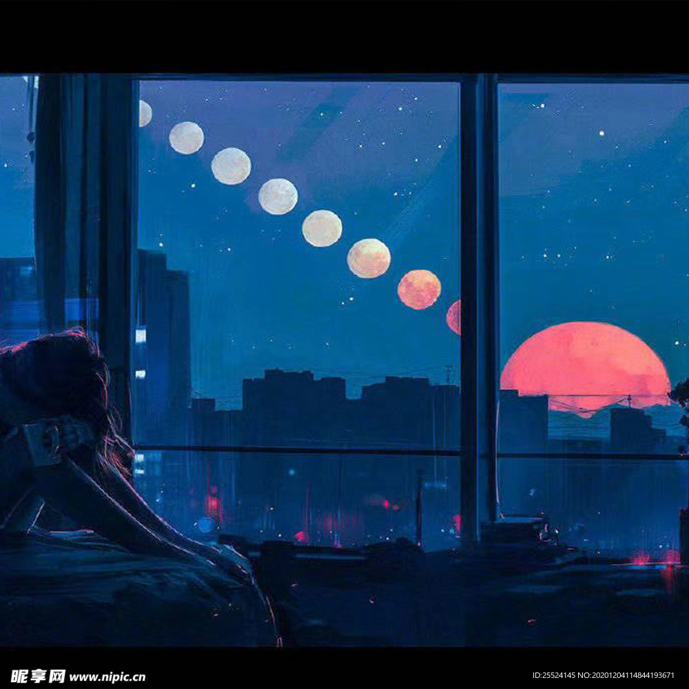 唯美失落女孩照片
