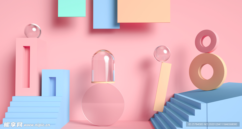 C4D空间背景
