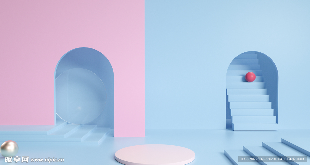 C4D空间背景