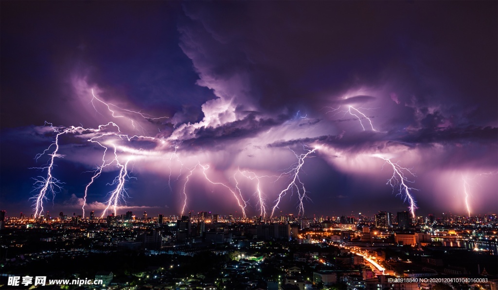 雷电闪电