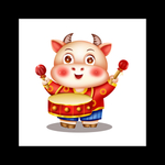 卡通牛