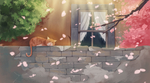 手绘樱花