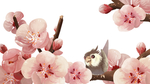 手绘樱花