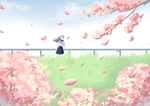 手绘樱花