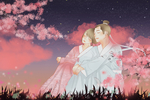 手绘樱花