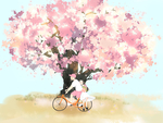 手绘樱花