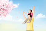 手绘樱花