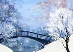 手绘樱花