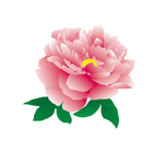 手绘牡丹素材