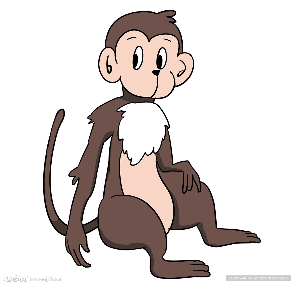 猴子插画