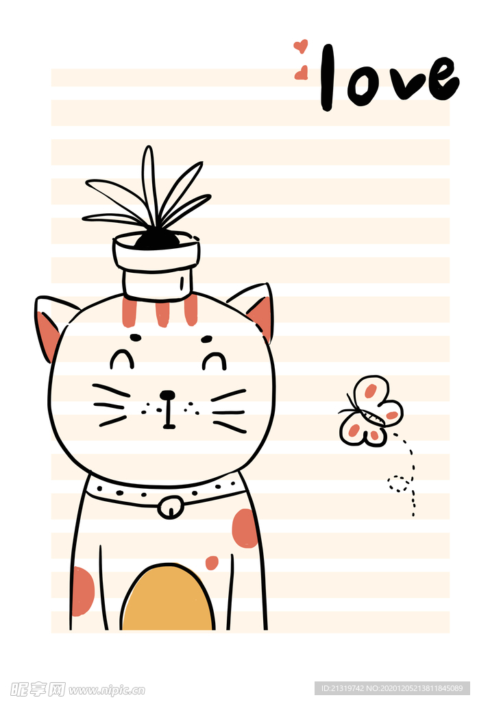 猫咪插画